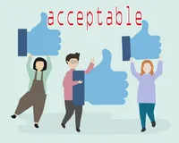 Định nghĩa của từ <b>acceptable</b>