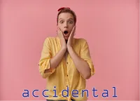 Định nghĩa của từ <b>accidental</b>