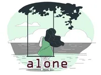 Định nghĩa của từ <b>alone</b>