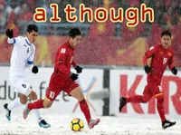 Định nghĩa của từ <b>although</b>
