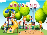 Định nghĩa của từ <b>amusing</b>