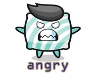 Định nghĩa của từ <b>angry</b>