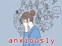 Định nghĩa của từ <b>anxiously</b>