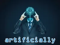 Ý nghĩa của từ vựng <b>artificially</b>