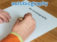 Định nghĩa của từ <b>autobiography</b>