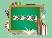 Định nghĩa của từ <b>average</b>
