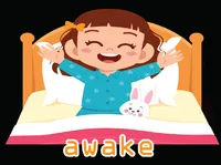 Định nghĩa của từ <b>awake</b>