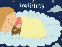 Định nghĩa của từ <b>bedtime</b>