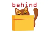 Định nghĩa của từ <b>behind</b>