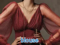 Định nghĩa của từ <b>blouse</b>