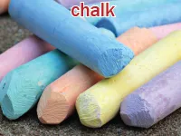 Định nghĩa của từ <b>chalk</b>