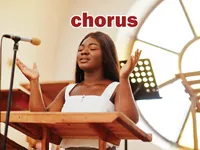 Định nghĩa của từ <b>chorus</b>