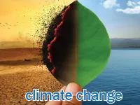 Định nghĩa của từ <b>climate change</b>