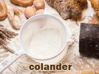 Định nghĩa của từ <b>colander</b>