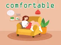 Định nghĩa của từ <b>comfortable</b>