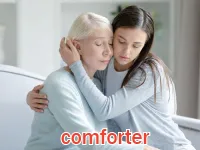 Định nghĩa của từ <b>comforter</b>