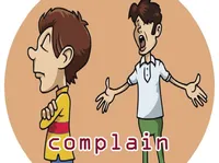 Định nghĩa của từ <b>complain</b>