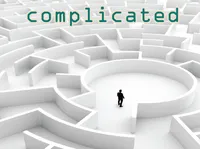 Định nghĩa của từ <b>complicated</b>