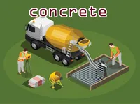 Định nghĩa của từ <b>concrete</b>