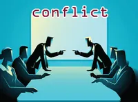 Định nghĩa của từ <b>conflict</b>