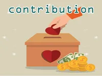 Định nghĩa của từ <b>contribution</b>