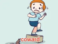 Định nghĩa của từ <b>coward</b>