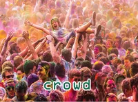 Định nghĩa của từ <b>crowd</b>