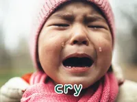 Định nghĩa của từ <b>cry</b>