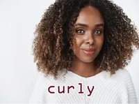 Định nghĩa của từ <b>curly</b>