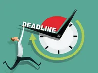 Định nghĩa của từ <b>deadline</b>