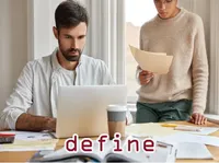 Định nghĩa của từ <b>define</b>