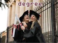 Định nghĩa của từ <b>degree</b>