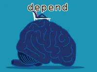 Định nghĩa của từ <b>depend</b>