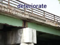 Định nghĩa của từ <b>deteriorate</b>