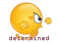 Định nghĩa của từ <b>determined</b>