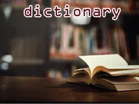 Định nghĩa của từ <b>dictionary</b>