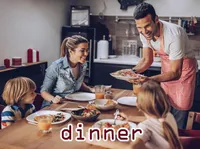 Định nghĩa của từ <b>dinner</b>