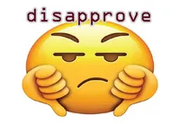 Định nghĩa của từ <b>disapprove</b>