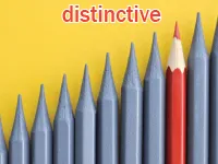 Định nghĩa của từ <b>distinctive</b>