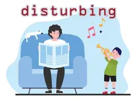 Định nghĩa của từ <b>disturbing</b>