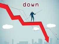 Định nghĩa của từ <b>down</b>