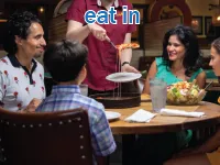 Định nghĩa của từ <b>eat in</b>