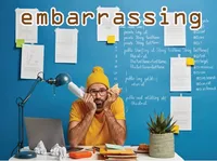 Định nghĩa của từ <b>embarrassing</b>