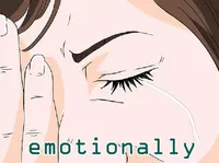 Định nghĩa của từ <b>emotionally</b>