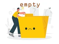 Định nghĩa của từ <b>empty</b>
