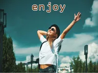 Định nghĩa của từ <b>enjoy</b>