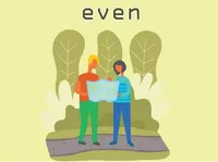 Định nghĩa của từ <b>even</b>