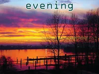 Định nghĩa của từ <b>evening</b>