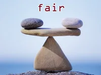 Định nghĩa của từ <b>fair</b>