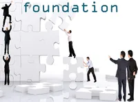 Định nghĩa của từ <b>foundation</b>